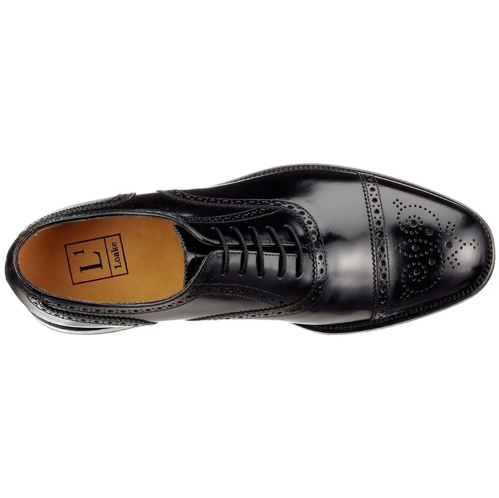 201 Polished Leather Men's Brogue Shoes