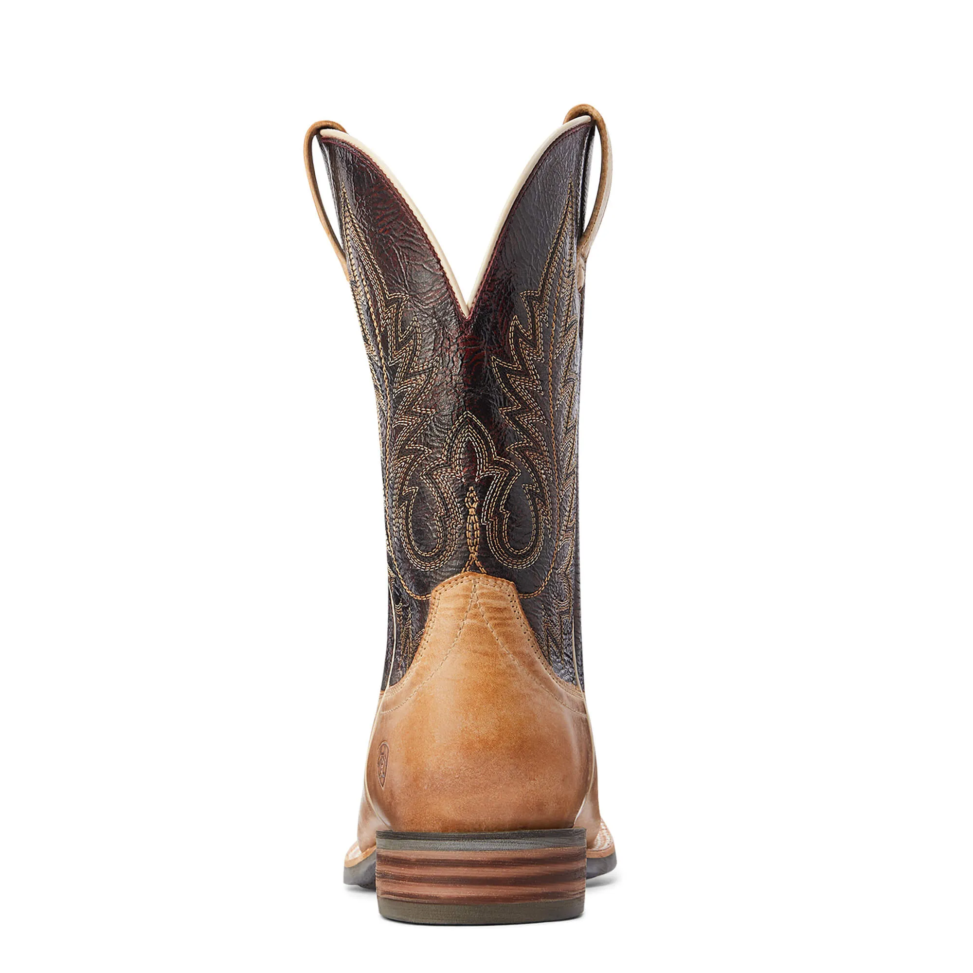 Ariat Desert Tan Ridin High Broad Square Toe Western Boots for Men