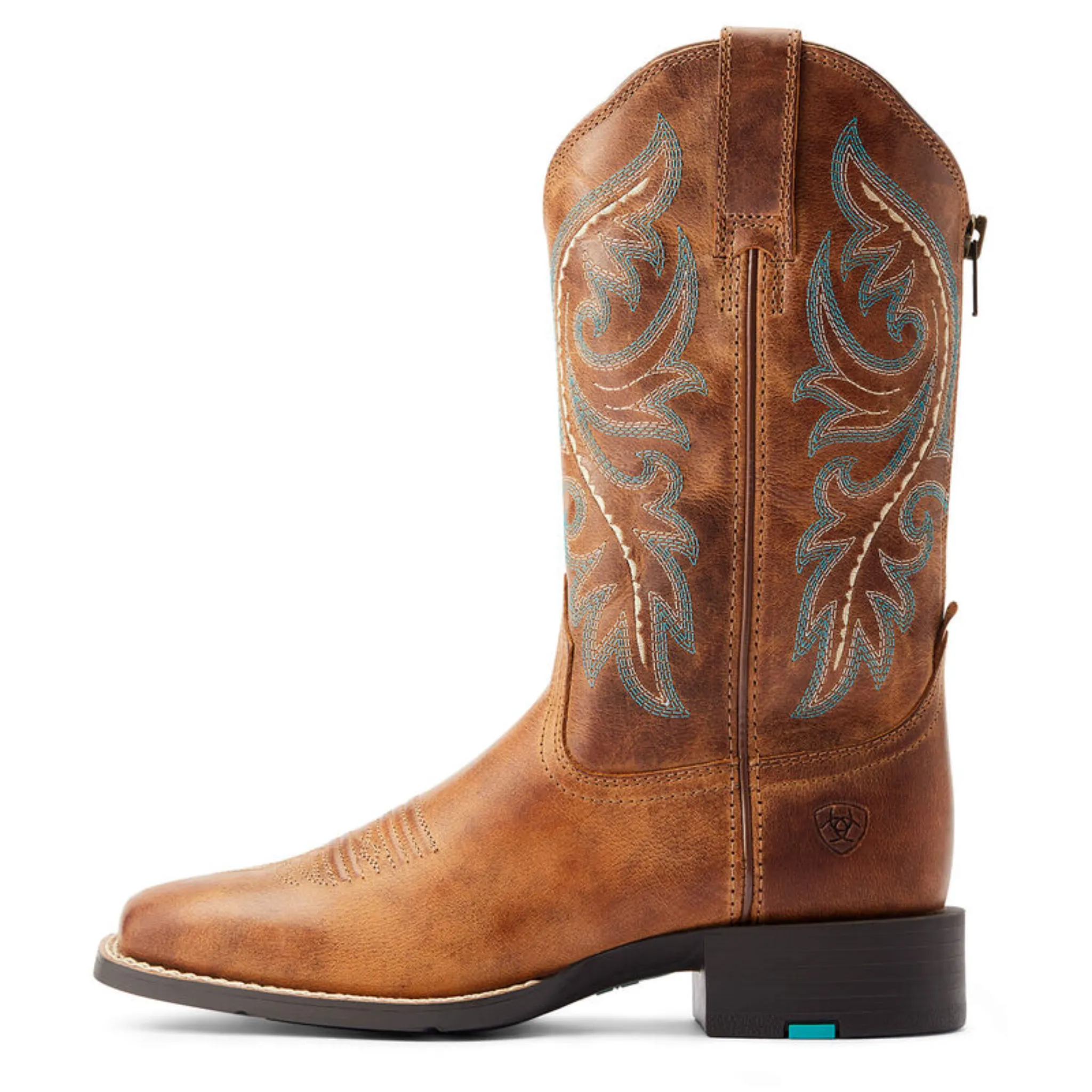 ARIAT WOMEN'S ROUND UP BACK ZIP WESTERN BOOT - 10044432