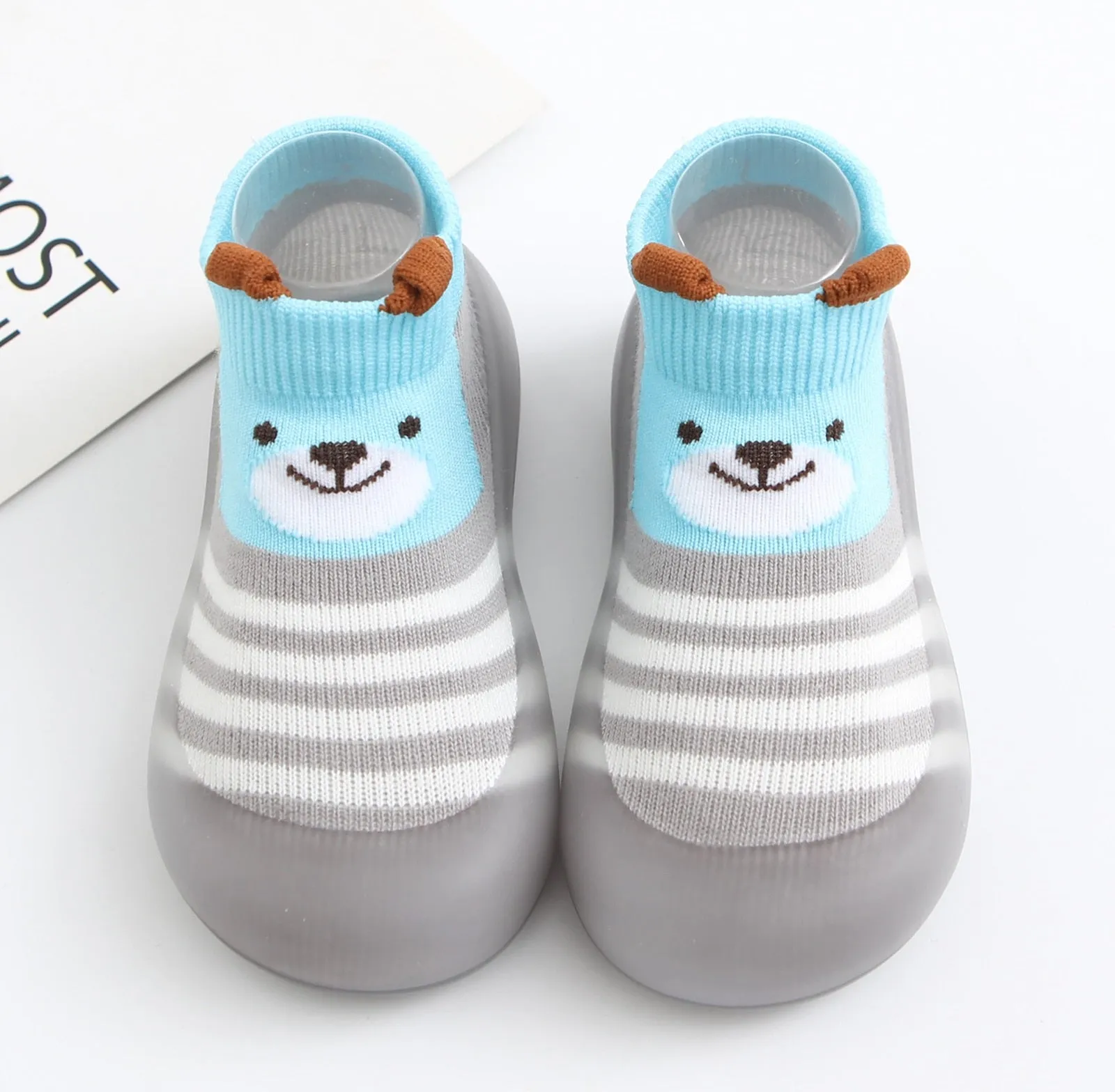 Baby Socks Shoes/ Cotton Breathable Lightweight Slip-on Sneak