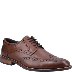 Mens Classic Brown Leather Brogue Shoes