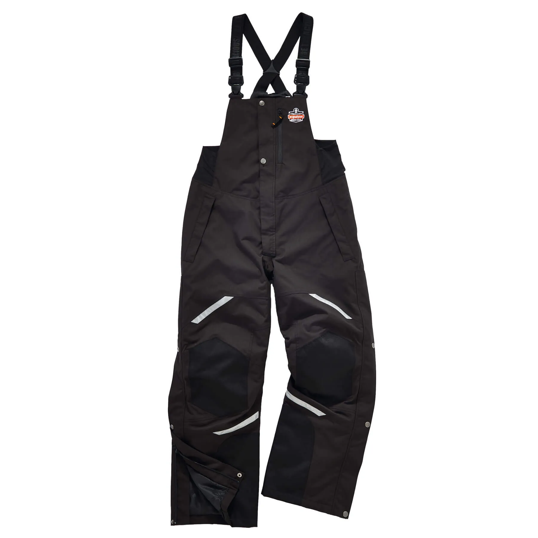 Ergodyne 41217 N-Ferno 6471 Thermal Bibs/Overalls, 3XL, Black