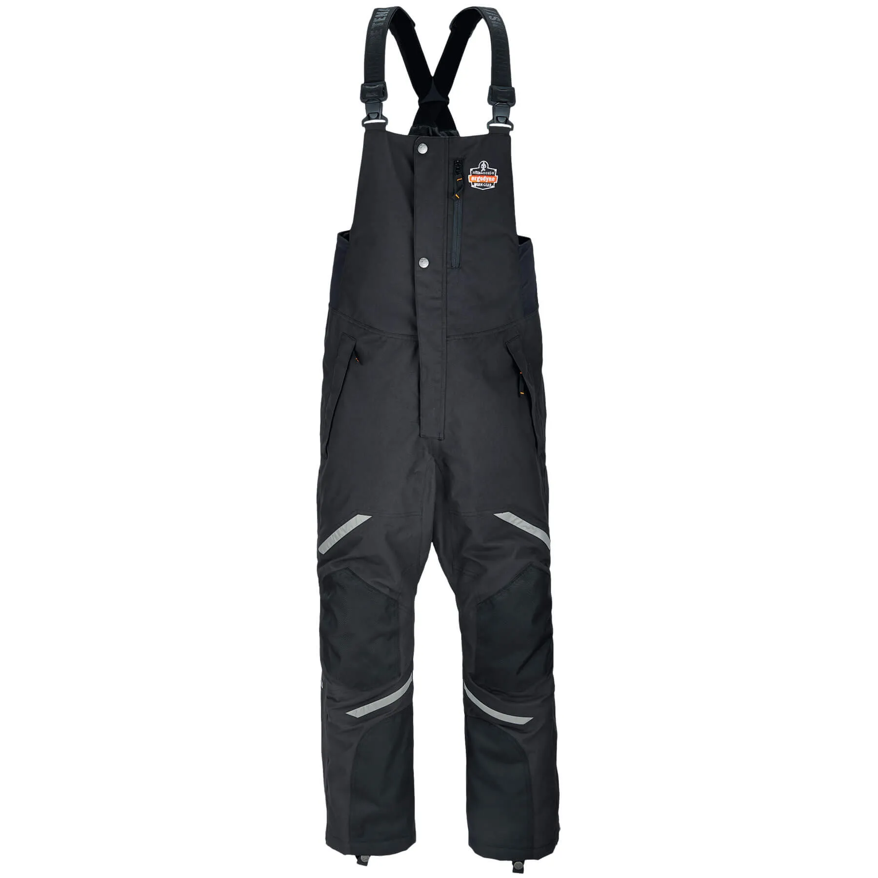 Ergodyne 41217 N-Ferno 6471 Thermal Bibs/Overalls, 3XL, Black