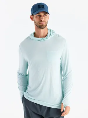 Men's Bamboo Lightweight Hoodie - Glacier