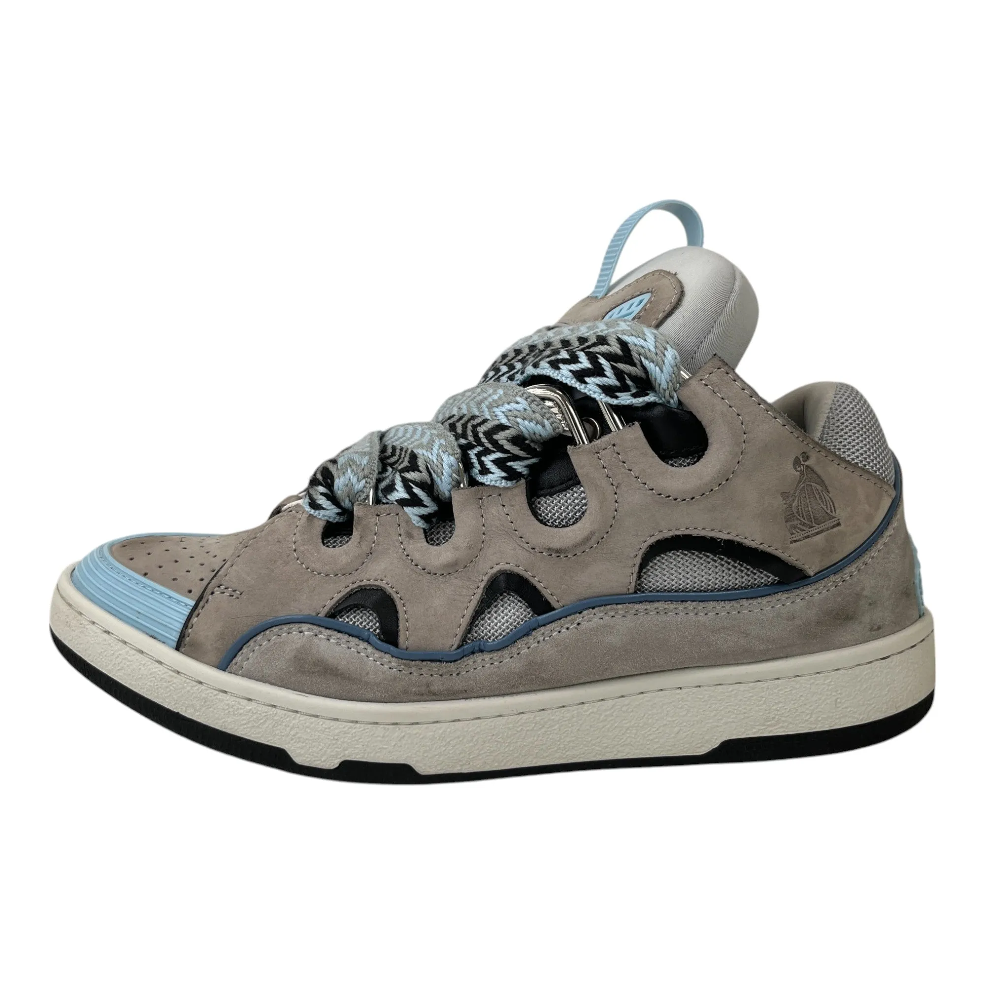 Men's Curb Low Trainers Grey Size EU 42 / UK 8