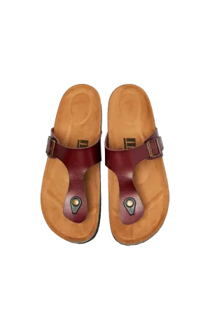 MMShoes Drift Away T-Strap Flip-Flop in Brown