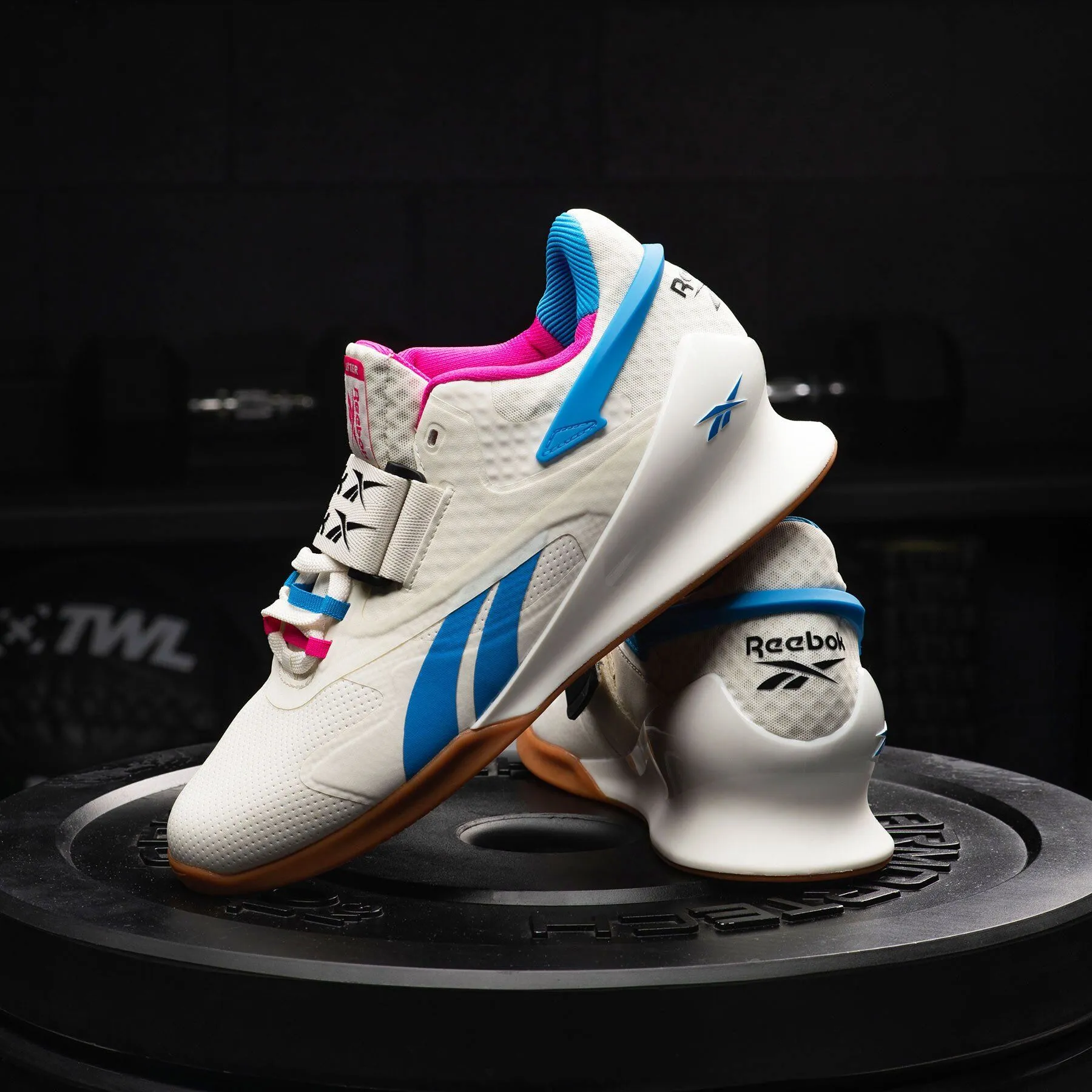 Reebok - Legacy Lifter II Shoes - Women's - CHALK/PROUD PINK/HORIZON BLUE