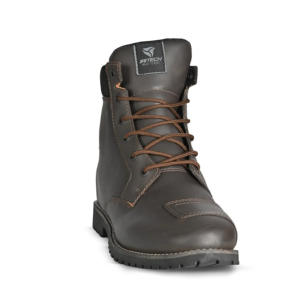 RTECH Heritage Touring Motorcycle Boot Brown