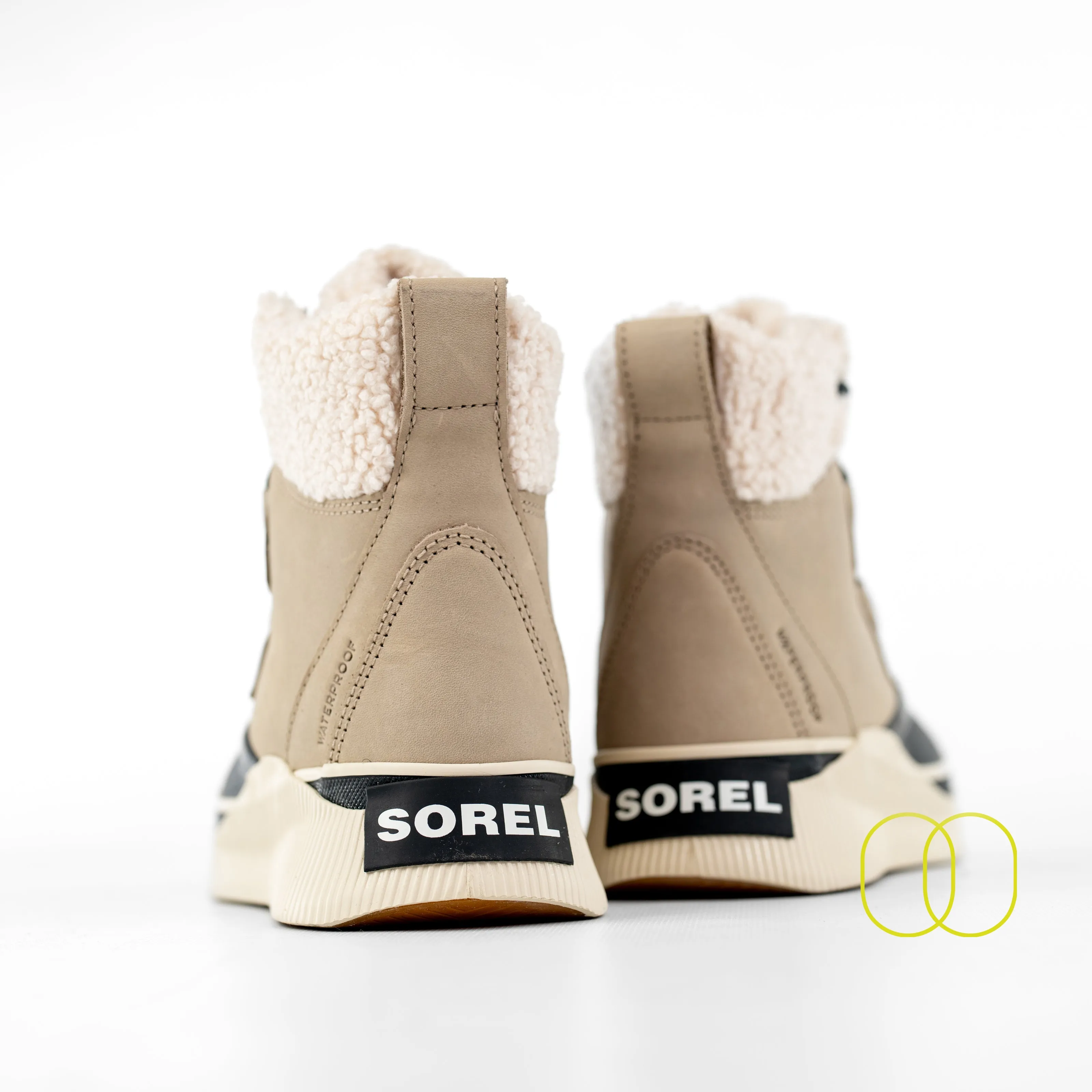 SOREL OUT N ABOUT™ IV Chillz Waterproof Boots in Taupe & Black