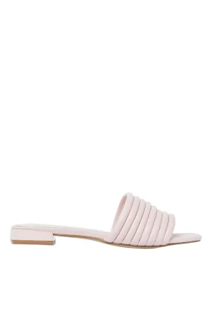 Women Pink Strappy Mule